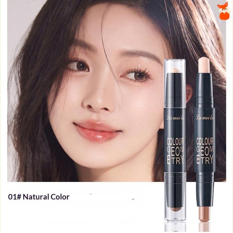 [AD] 2in1 Double-ended คอนซีลเลอร์ Sti High Coverage กันน้ําสําหรับแต่งหน้าใบหน้าน้ําหนักเบายาวนานคอ