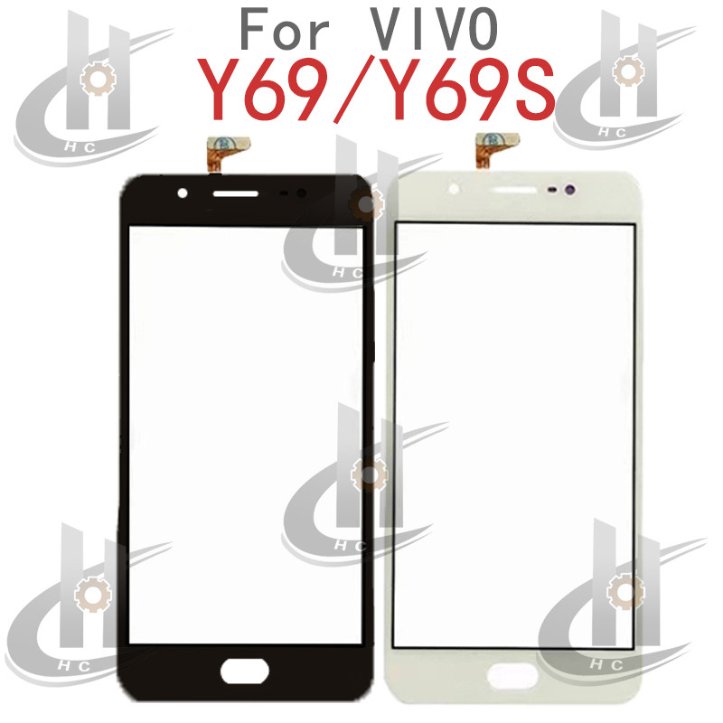 ไม่มีกรอบใหม่สําหรับ Vivo Y69 Y69S Y69A Y77 Y77S Y77A หน้าจอสัมผัส LCD Digitizer Glass Digitizer 5.5