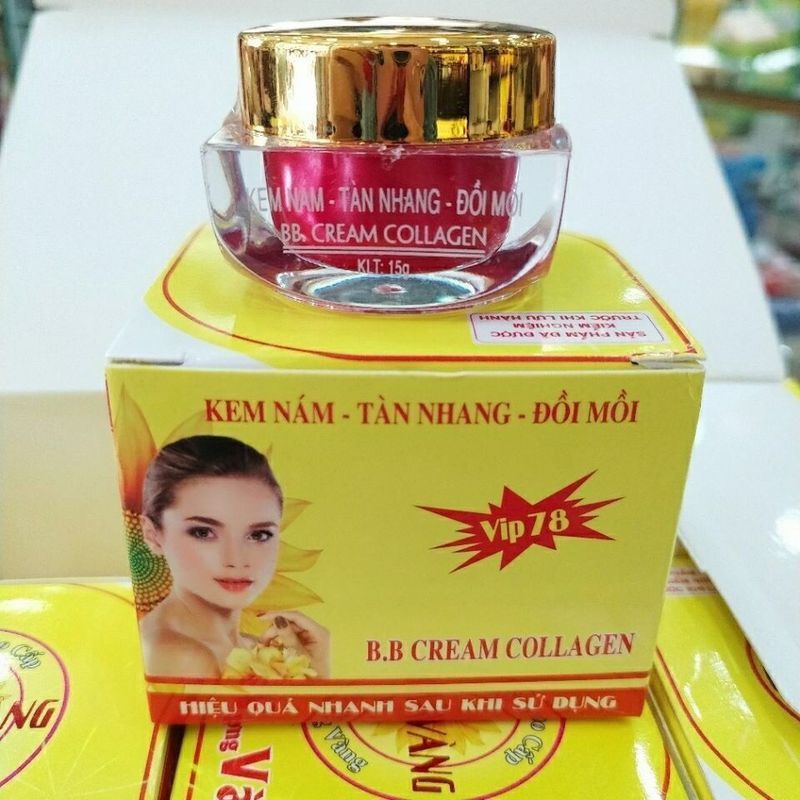 เวียดนาม Freckle Removal ครีมไวท์เทนนิ่ง 15g ขวด LINH CHI VANG 784.26.we
