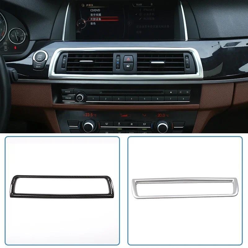 สําหรับ BMW 5 Series F10 F18 2011-2017 คอนโซลกลางรถเครื่องปรับอากาศ Air Vent Outlet กรอบฝาครอบ Trim อุปกรณ์ตกแต่งภายใน