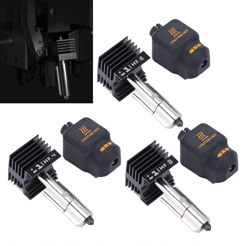 Toloph Hotend Kit สําหรับ Babambu Lab H2D H2S H2C P2S 0.4 0.6 0.8 มม.หัวฉีดเหล็กชุบแข็งพร้อมฝาครอบซิ