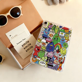 เคส แท็บเล็ต Tpu ใส ลาย การ์ตูนวาย For Samsung Galaxy Tab A9 Plus Tab A9/A11 Tab S6 lite Tab S9FE S10FE นุ่มและกันกระแทก