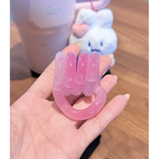 Electroplated คริสตัล Twist เชือกอุณหภูมิเปลี่ยนสี Fidget ของเล่นความเครียดบรรเทาสมองการฝึกอบรม Sensory ของเล่นสําหรับเด็กผู้ใหญ่