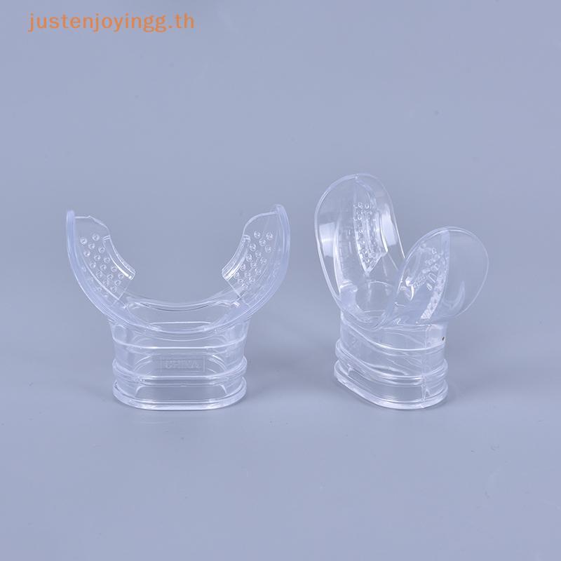 { JJTH } 1PC Dive Tube Snorkel Silicone Clear Underwater Diving Tube .
