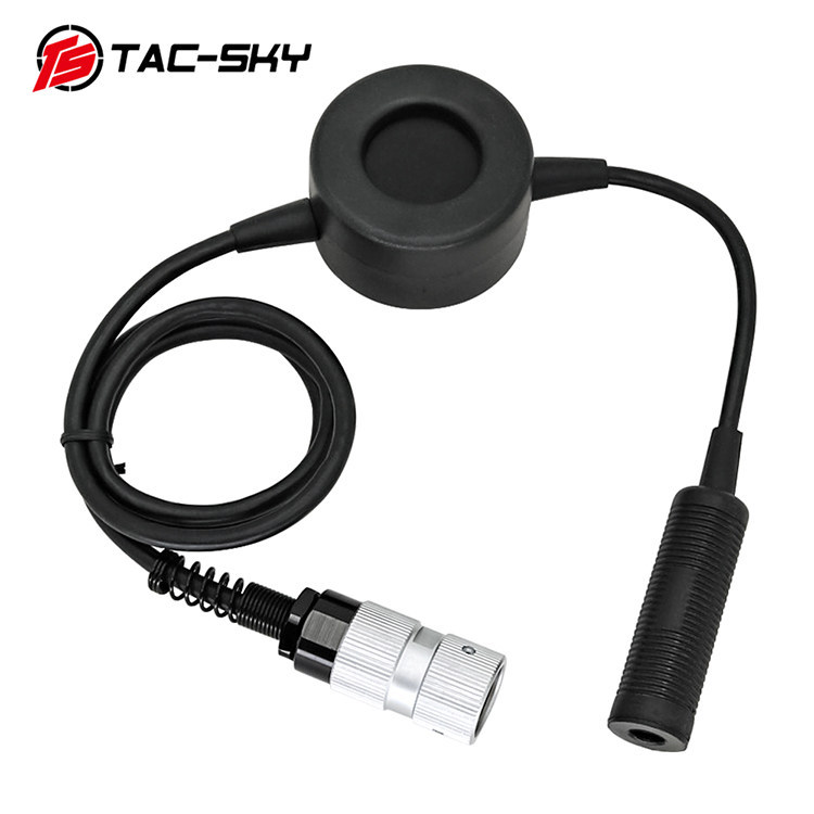 TAC-SKY TCI 6 Pin PTT สำหรับ AN/PRC-152 และ AN/PRC-148 สีดำ