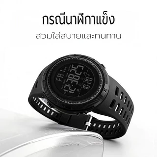 นาฬิกาอิเล็กทรอนิกส์ มีฟังก์ชันเต็มที่ สวมใส่สบาย ขี่จักรยาน วิ่ง ปีนเขา และกันเหงื่อ นาฬิกากีฬา นาฬิกาข้อมือดิจิทัล