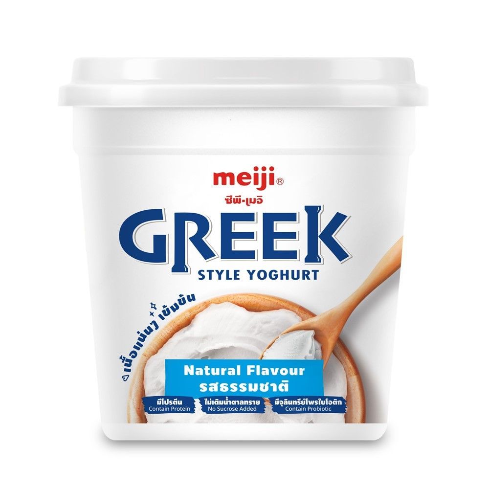 [สินค้าส่งด่วน] เมจิ กรีกโยเกิร์ต รสธรรมชาติ 1000 กรัม MEIJI YOGURT GREEK ORIGINAL 1000 G