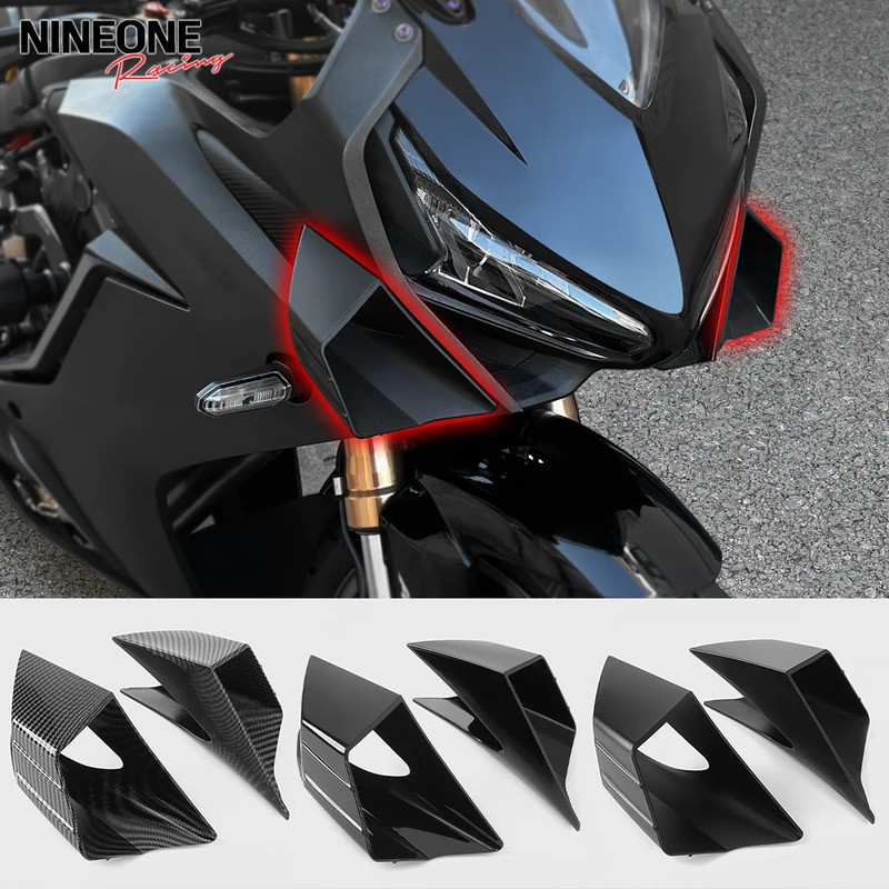 สําหรับ Honda CBR650R CBR 650R 2019-2023 ด้านหน้า Winglets Fairing Aero Winglet ด้านข้าง Aerodynamic