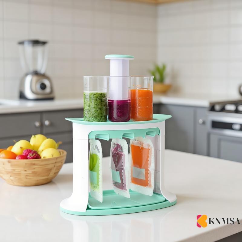 KNMSA] Puree Squeezer Experimentmenten Computer Production Manual Baby Food Storage Baglemental Food
