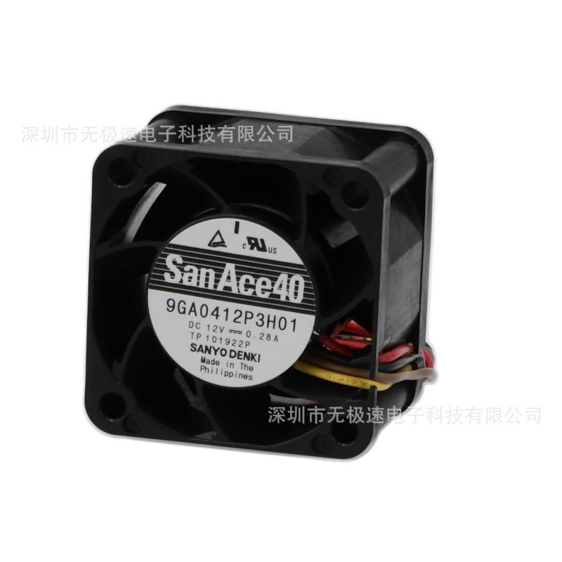9GA0412P3H/J/G/K/M011 DC 12V 4028 พัดลมระบายความร้อนเซิร์ฟเวอร์