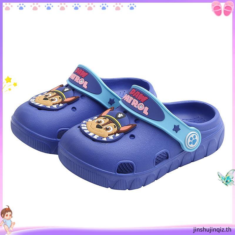 PAW Patrol รองเท้าแตะ ทรง ลาย paw patrol แบบมีรู สำหรับเด็ก