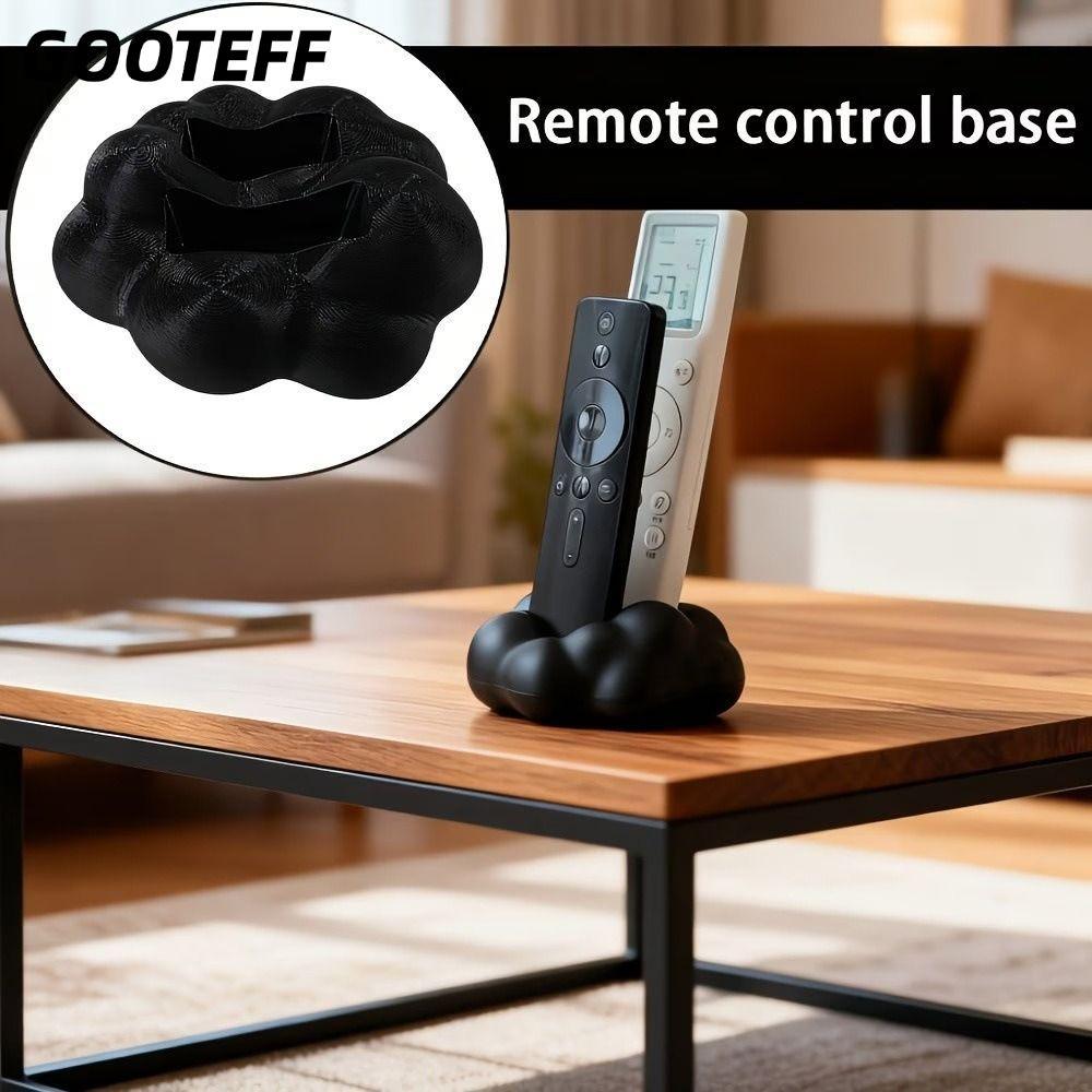 ฐานรีโมทคอนโทรล ICARAMEL, 2 ช่อง Home Storage Organizer รีโมทคอนโทรลผู้ถือ,น่ารัก Cloud-Shaped Desktop Organizer Stand TV Remote
