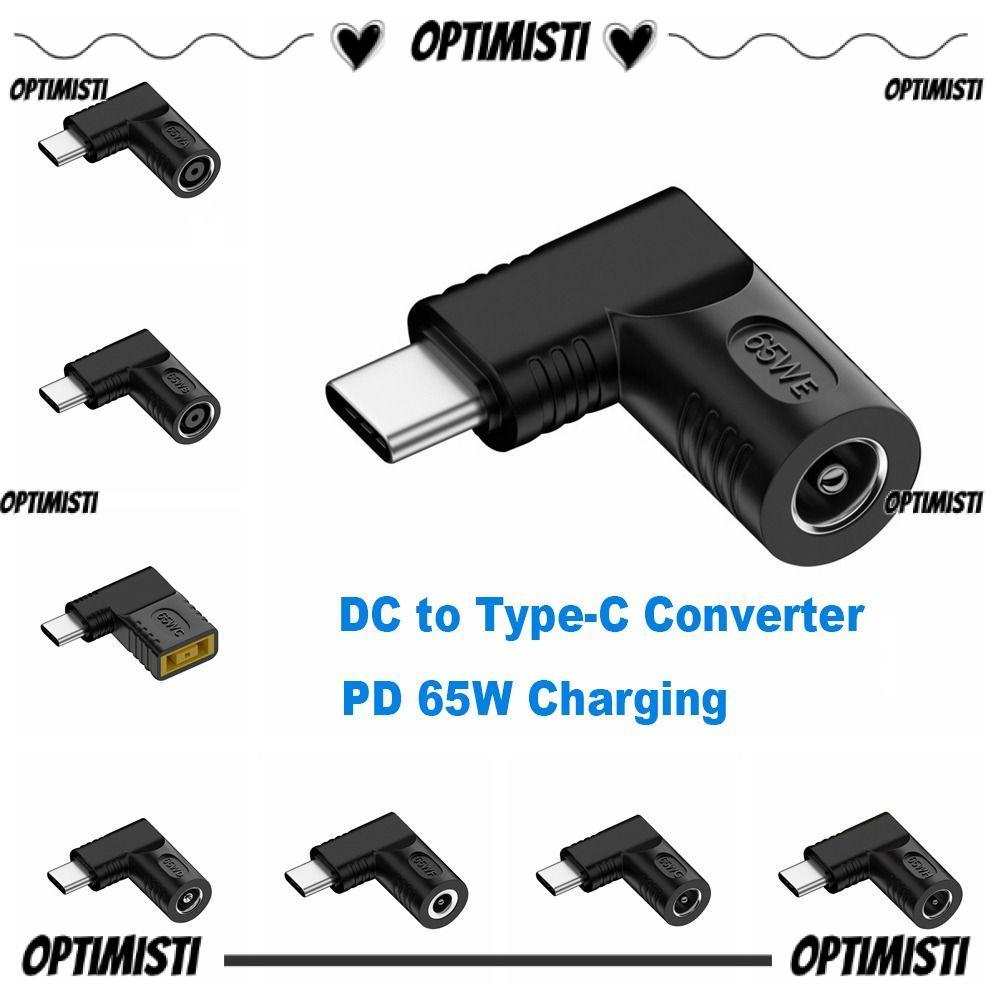 OPTIMISTI8E Power Adapter Professional 5.5X2.5 7.4X0.9 4.5X0.6mm 5v 9v 12v PD 65W สําหรับ //