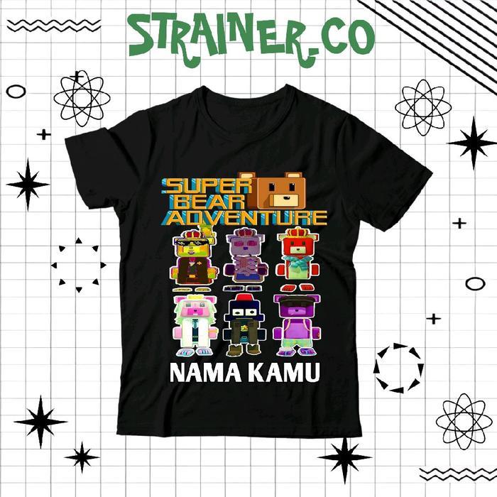 GAME SUPER BEAR ADVENTURE OUTFIT RAJA KEREN -  SUPER BEAR VIRAL UNISEX   FASHION PREMIUM - 100-150cm
