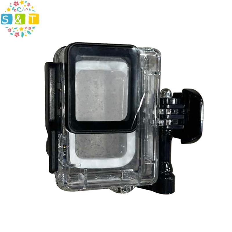 [S&T] 45m เคสกันน้ําใต้น้ําสําหรับ GoPro Hero 7 6 5 ดําน้ําป้องกัน Housing Mount สําหรับ Go Pro 7 6 