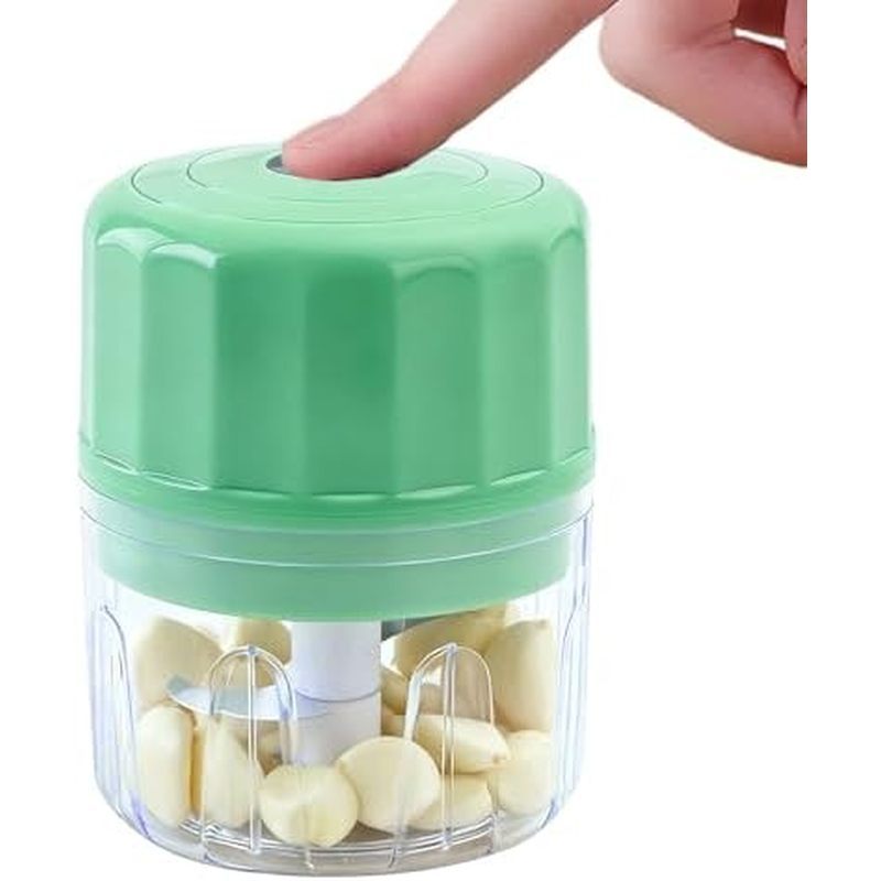 Garlic Chopper | Portable Wireless Crusher - USB Rechargeable Food Chopper,for Ginger Chili Onion Fo