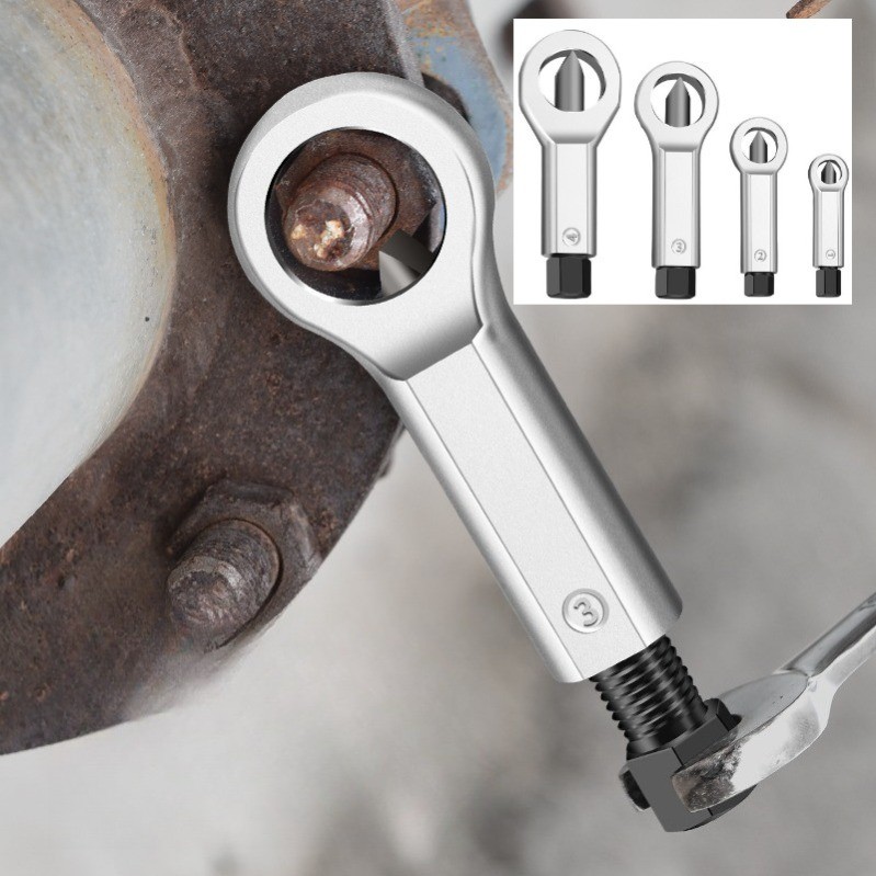 Rusty Nut Splitter Damaged Nut Remover Tool Heavy Duty Nut Breaker สําหรับถั่วชุบสนิม [FKY-BL]