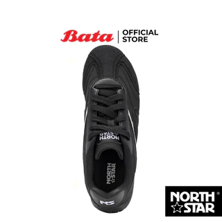 Bata บาจา North Star รองเท้าผ้าใบสนีคเกอร์ แบบผูกเชือก สำหรับผู้หญิง รุ่น RETRO RACE สีดำ 5206194