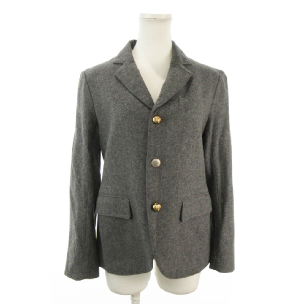 Beams Boy Jacket Tailored wool gray Direct from Japan Secondhand