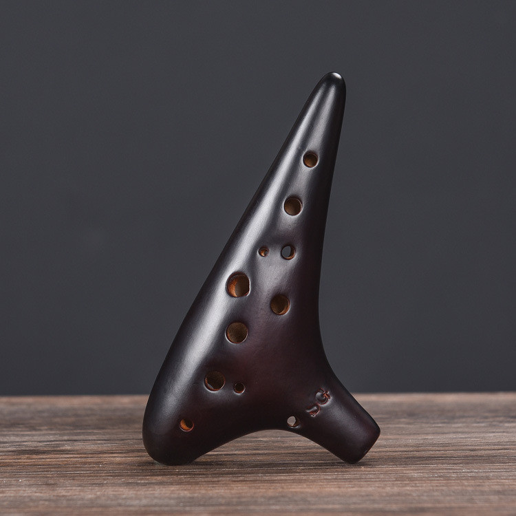 [พร้อมสต็อกขายร้อน] Ocarina 12-Hole SG Tuning เครื่องดนตรีชาติพันธุ์เซรามิคการผลิตการสอน Ocarina การ