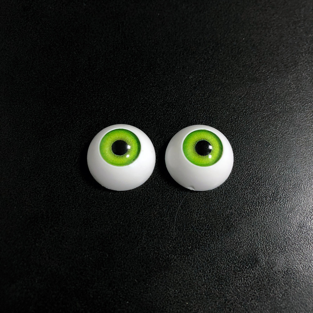 Tyk [1182 Repurchase] Universal ซีกโลก 12mm14mm รอบลูกตาอะคริลิคตาตุ๊กตาบาร์บี้ bjd Doll Eyeball Cus