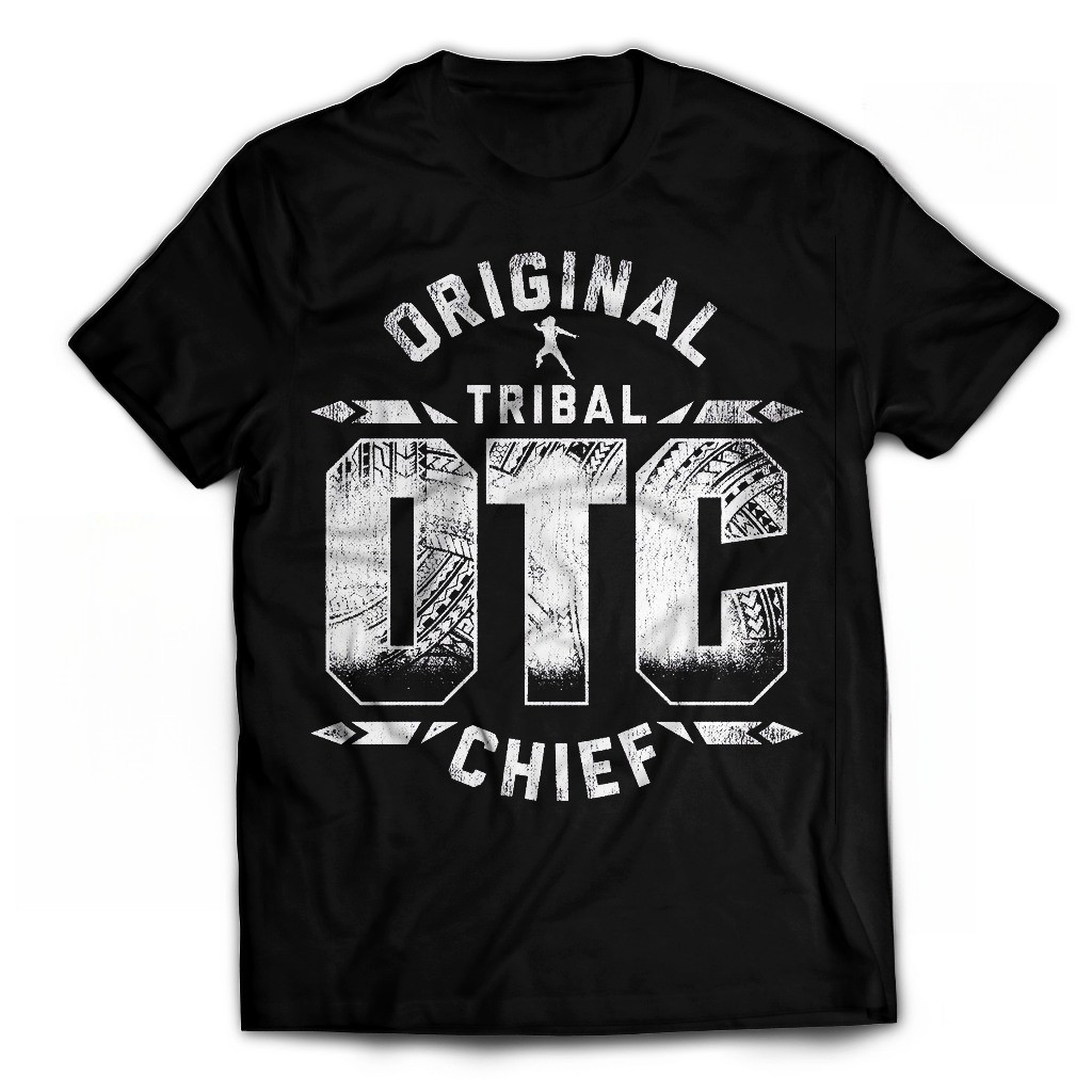 เสื้อยืดผ้าคอตตอน 100% ลาย OTC Tribal Chief WWE สไตล์กีฬา เหมาะกับคอเรสต์ลิง สวมใส่สบาย S-5XL