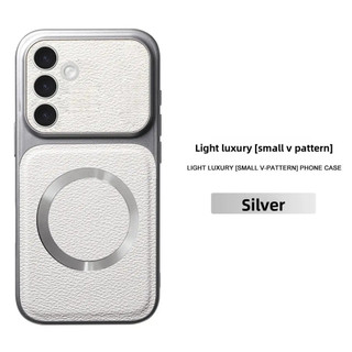 For Samsung Galaxy S26 S26+ S25+ S25 A17 A56 A36 A26 A16 A55 A35 A25 A15 A54 A34 A24 A14 LTE Instantly Transform into 17 Magnetic Leather Texture Case Large View Window TPU Case