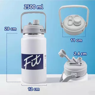 4L-2.5L-2L-1.5Lฝากระบอกน้ำขนาดฝา2หัวดื่ม ขนาดฝา10cm ปากขวด9.5cm (เฉพาะฝากระบอกน้ำ) ฝาปิดสนิท กันน้ำรั้วน้ำซึมได้ดี พร้อ