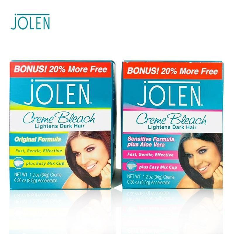 Bleaching Cream จัดส่งฟรี Eyebrow Beard Decolorizer Face jolen Eyebrow Aloe Vera ครีม 3yy ครีมผม Eye