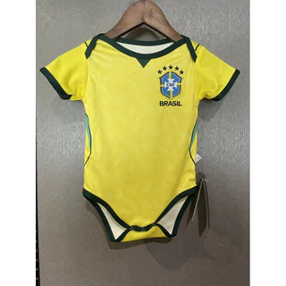 2026 ทีมชาติเสื้อฟุตบอลออกแบบ ชุดรอมเปอร์ เด็กทารกเสื้อฟุตบอลบอดี้สูท ชุดจั๊มสูท ชิ้นเดียวเด็กวัยหัดเดินเด็กกีฬาชุดคลาน