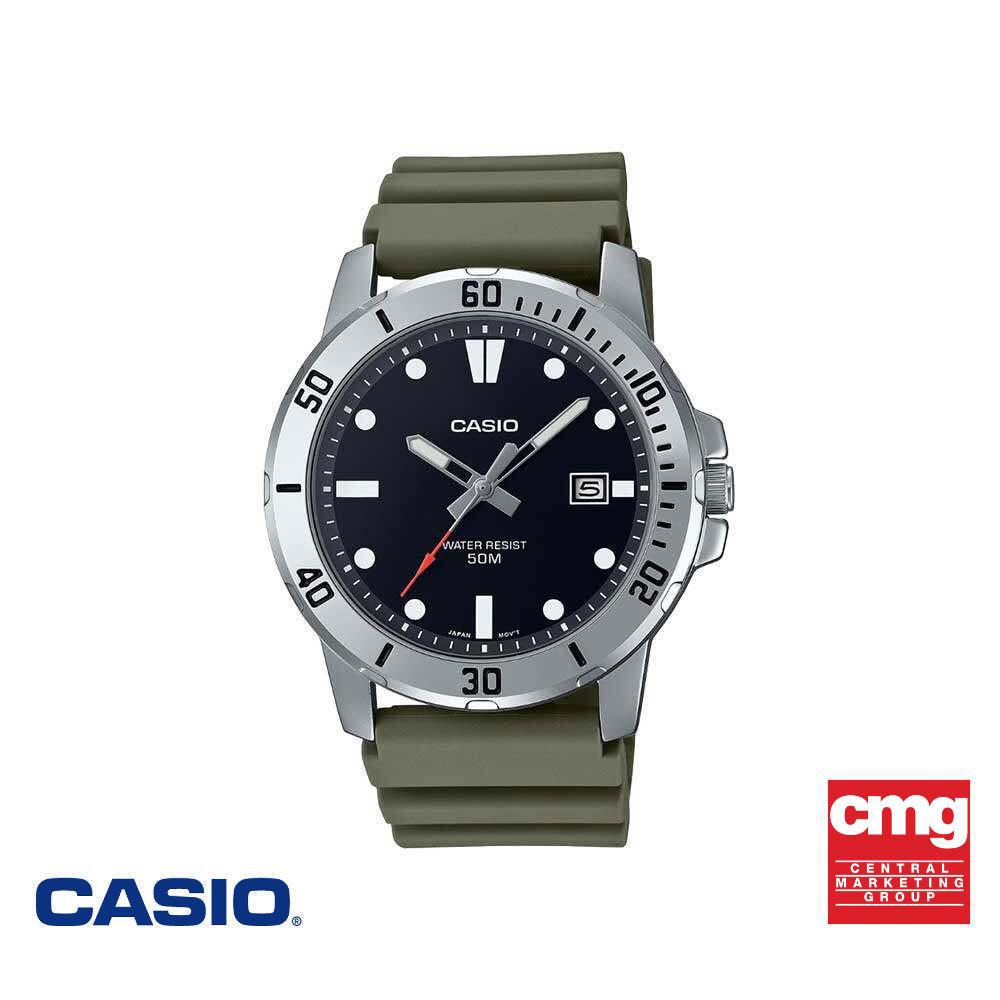 CASIO นาฬิกา GENERAL รุ่น MTP-VD01-3EVUDF นาฬิกา นาฬิกาข้อมือ นาฬิกาผู้ชาย