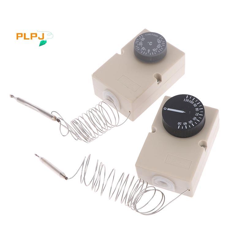 PLPJ สําหรับอุปกรณ์ไฟฟ้าลูกบิดอุณหภูมิสวิทช์ Capillary Thermostat 50-300C 0-60C 0-50C 0-40C 30-110C 