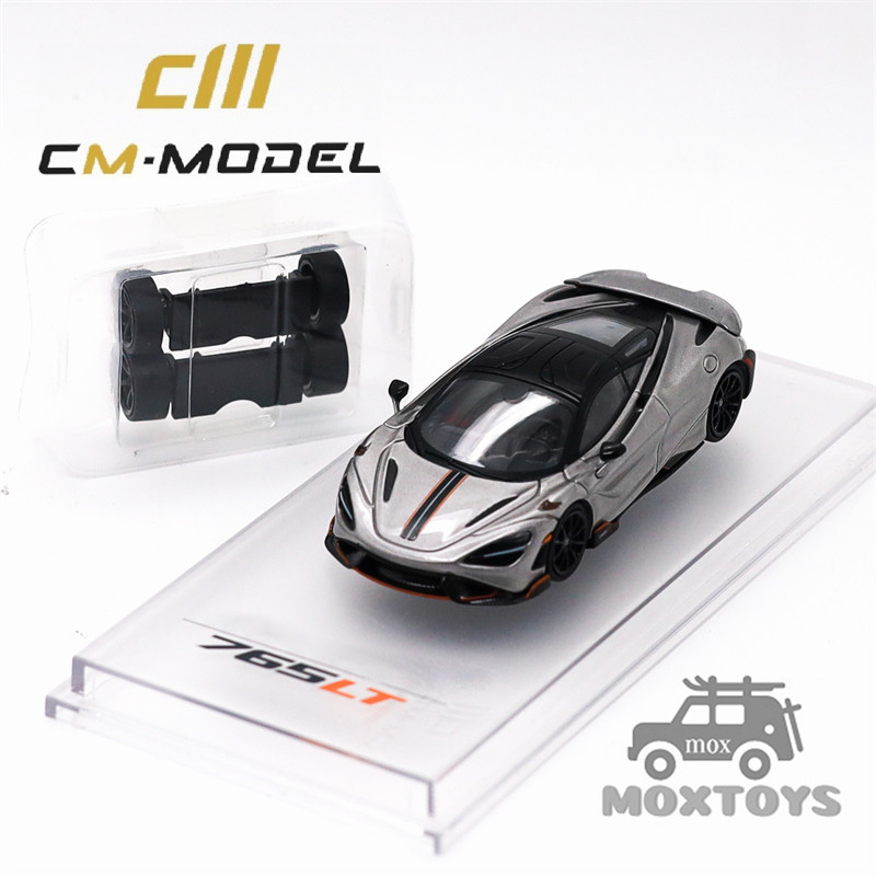CM รุ่น 1:64 765LT สีเงินสีเทารถโมเดลDiecast