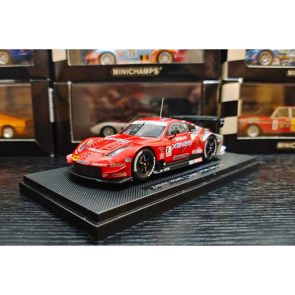 [Orphan] ebbro 43 รุ่น Nissan สินค้าญี่ปุ่น 350z Racing Car ข้อบกพร่องดูภาพสุดท้าย SUPER GT 2005 XAN