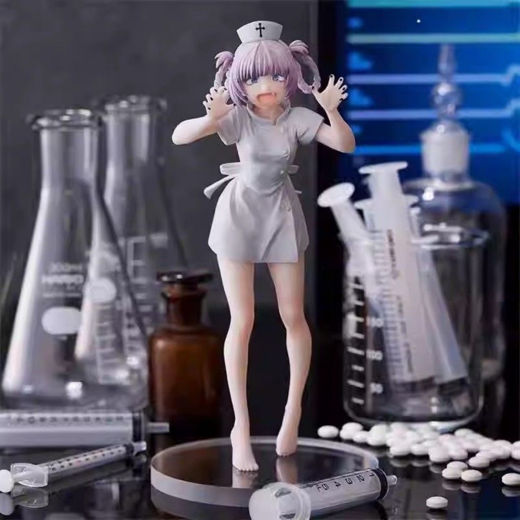 Song of the Night Vampire Nana Kusakaba nurse outfit standing anime figure model desktop decoration 