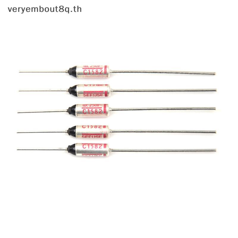 YEM 5 ชิ้น SF214E Sefuse Cutoffs NEC ฟิวส์ความร้อน 216°C 216 องศาเซลเซียส 10A 250V N