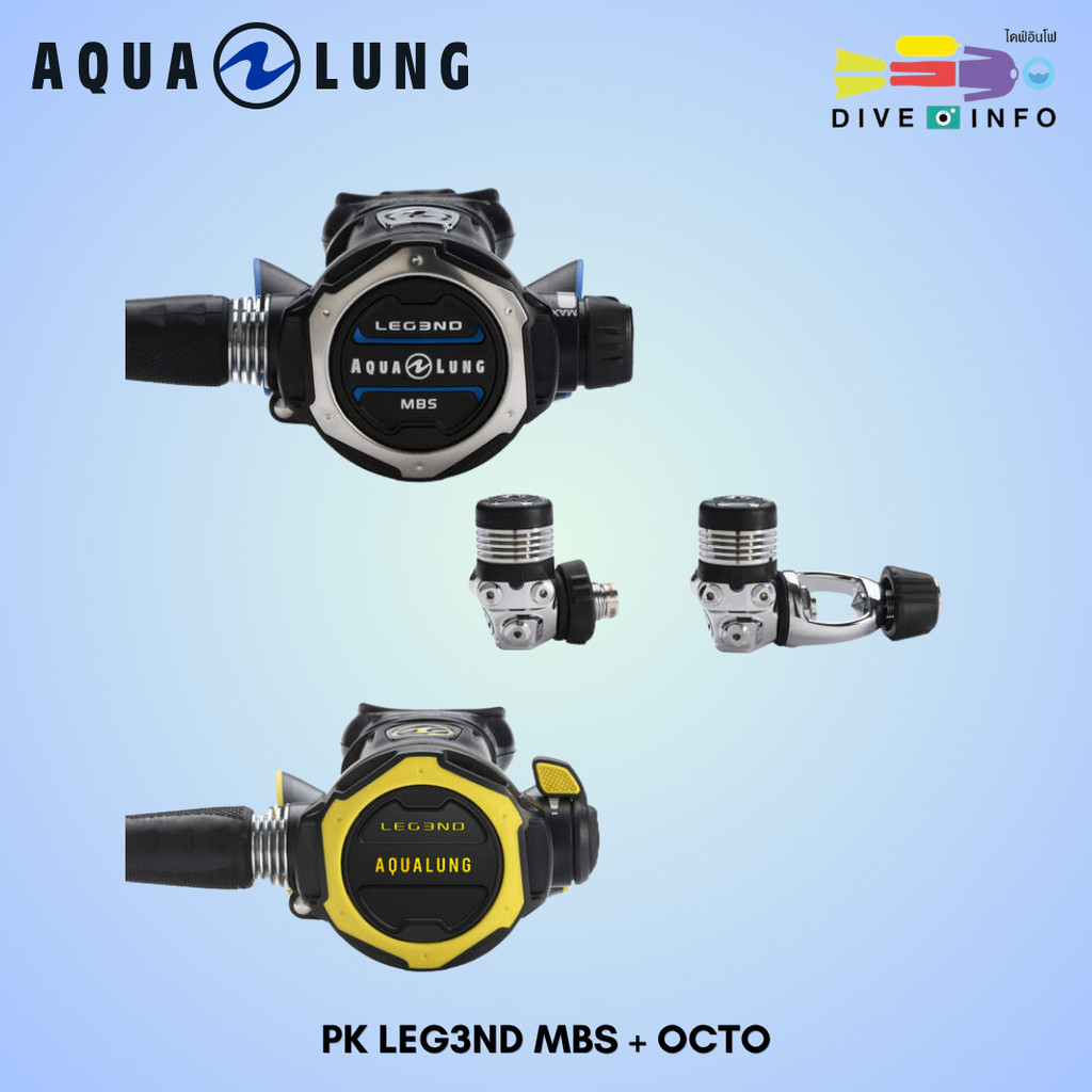 AQUALUNG PK LEG3ND MBS + OCTO (Regulator Set)