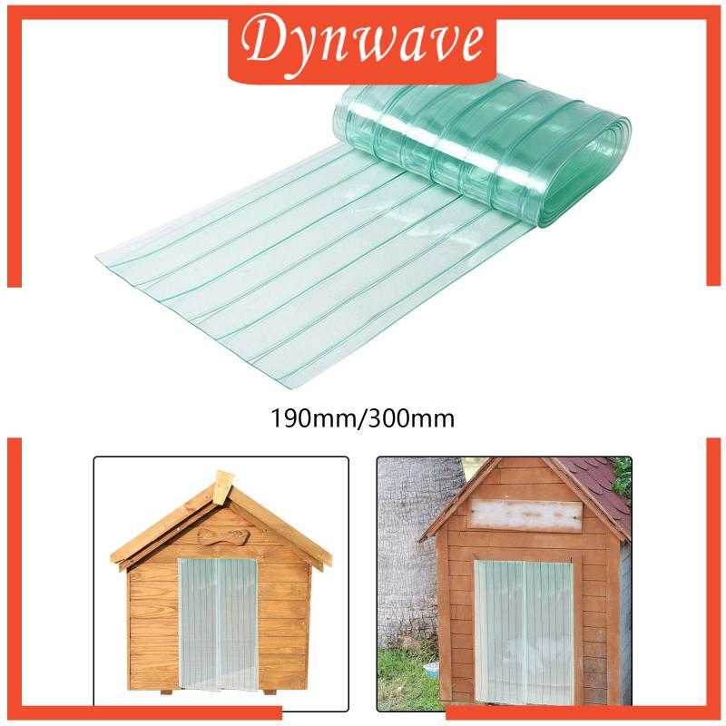 [Dynwave] PVC Dog Door Flap Safety Curtain Strips Replacement for DIY Pet House Entry Weatherproof ต