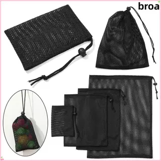 BROA ตาข่าย Drawstring Bag ไนลอนทนทานอเนกประสงค์ Stuff Sack