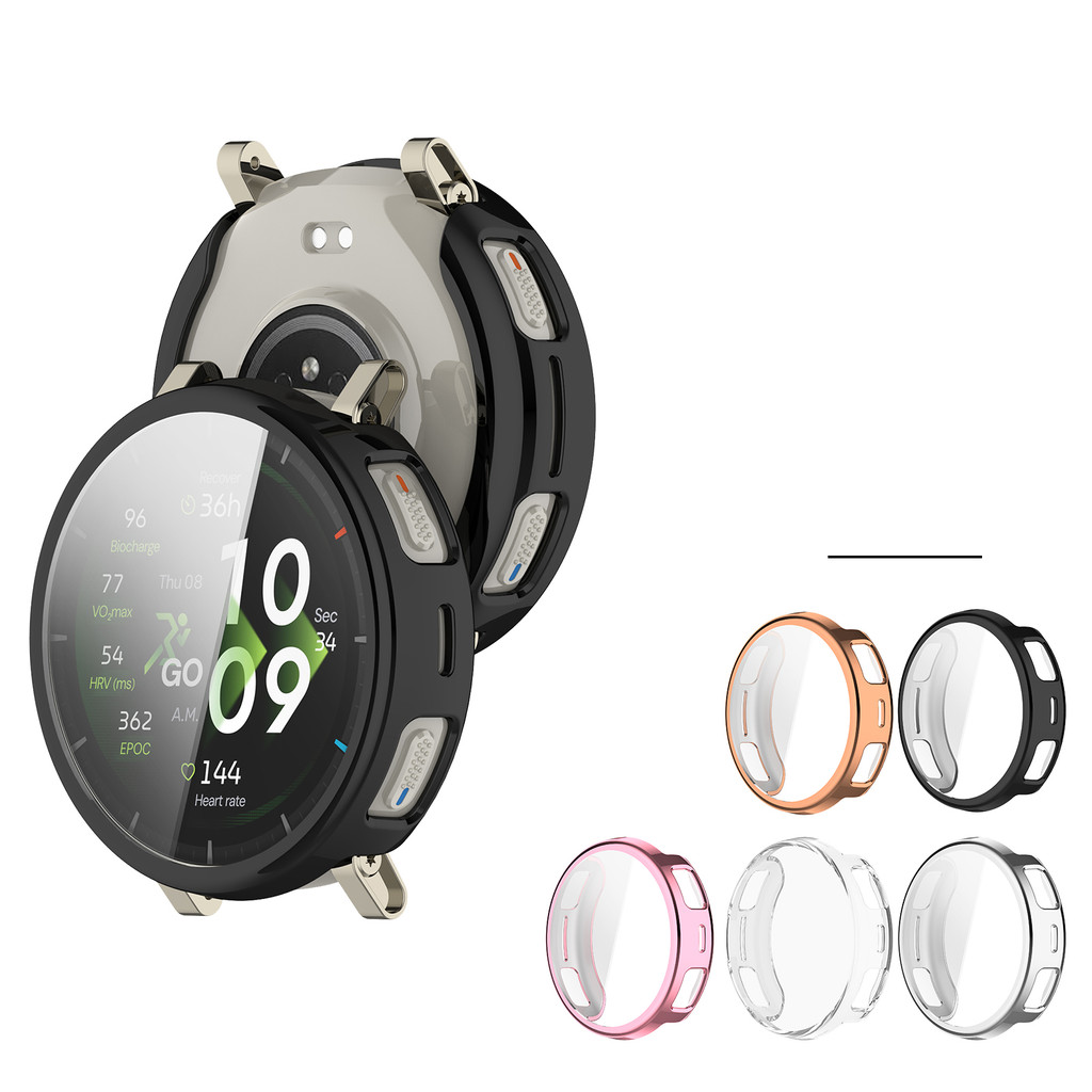 เคส TPU แบบนุ่มฝาครอบป้องกันหน้าจอสําหรับ Huami Amazfit Active 3 Premium