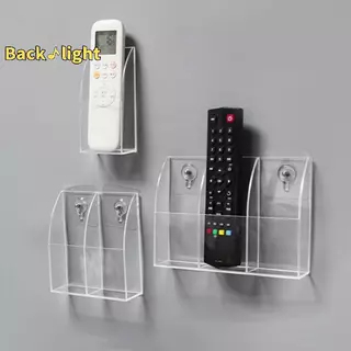 [Backlight] ที่วางรีโมทคอนโทรลอะคริลิคติดผนังกล่องเก็บควบคุมเครื่องปรับอากาศ Remote Organizer [ใหม่]
