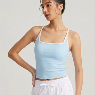 Yoga Sports Bra Fixed Pads Racer Back Moisture-wicking