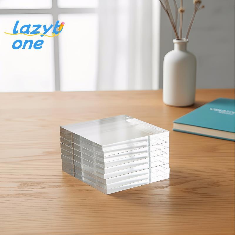 LZ-t] 10 ชิ้นหัตถกรรมตู้เย็นแม่เหล็กชุด DIY ทรงกลมสี่เหลี่ยมพร้อมแผ่นแม่เหล็กสําหรับโครงการสร้างสรรค์ [ใหม่]