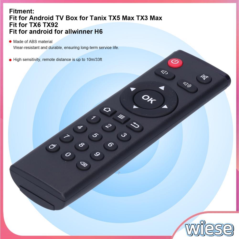 Wiese-th Wiese-th TX6 เดิมเปลี่ยนรีโมทคอนโทรลสำหรับ Android TV Box Universal Tanix TX5 OS X TX3 Mini