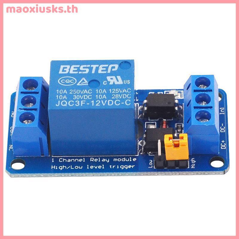 MAO 3.3V 5V 12V 24V 1 ช่องรีเลย์โมดูลสูงและต่ําระดับ Trigger Relay Board TH