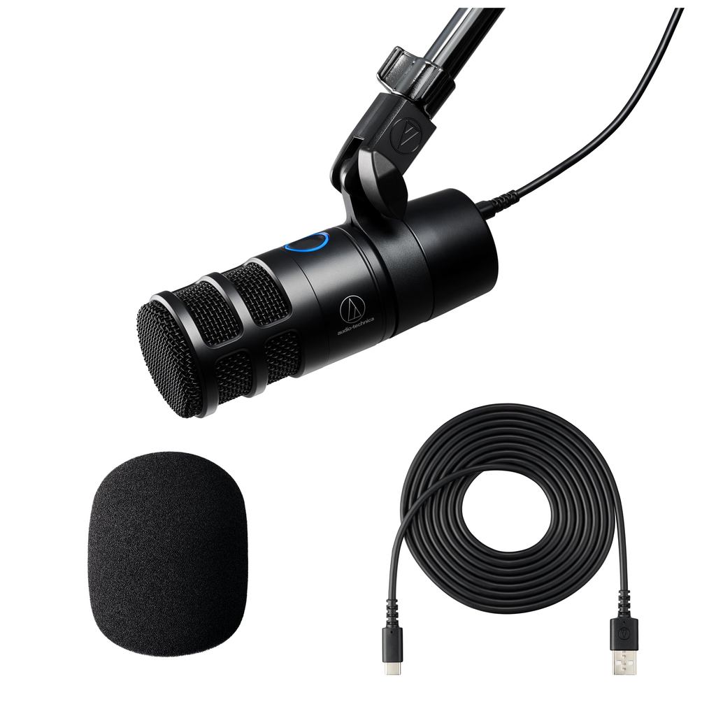 Audio-Technica AT2040USB Dynamic Microphone With USB Connection Japan Original - Black / 1 piece (x 