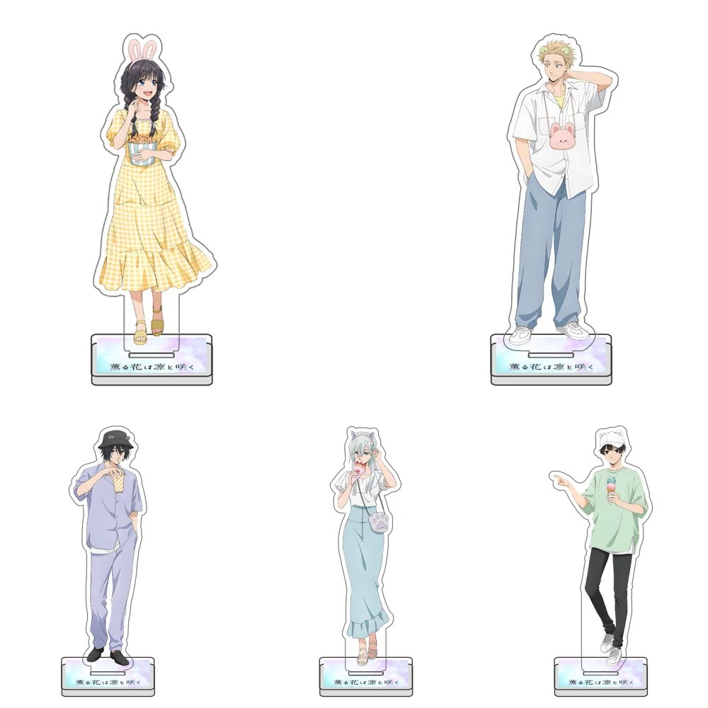 Standee Anime The Fragrant Flower Blooms with Dignity Mica รุ่น 15 ซม. Rintaro Tsumugi Kaoruko Wagur