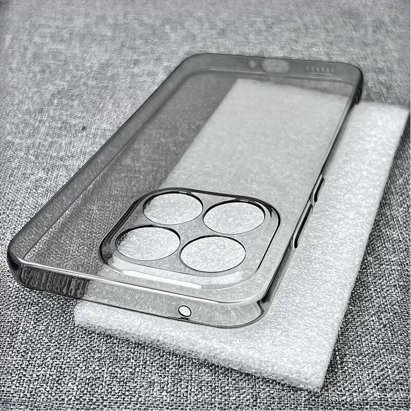 สําหรับ Xiaomi 15T Pro – เคสโทรศัพท์ซิลิโคนใสบางเฉียบ, ฝาหลังความโปร่งใสสูง