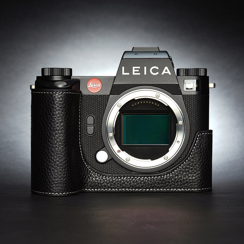 พร้อมสต็อก เหมาะสําหรับ leica SL3 กระเป๋ากล้องป้องกันกรณี leica SL2 เคสหนัง Handle leica sl3s sl2 sl