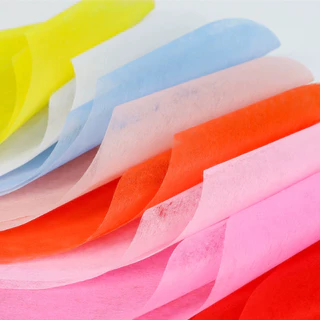 กระดาษห่อช่อดอกไม้ ผ้าฝ้าย 48×48 ซม. (28 แผ่น) สีสวย มินิมอล สำหรับจัดช่อ/DIY